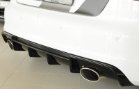 Rieger Heckeinsatz glanz schwarz für Audi A3 (8V) 3-tür. (Schrägheck 8V1) 07.12-08.16 (bis Facelift)