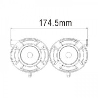 Halterahmen für 2 Ellipsoid Scheinwerfer mit Kabelbaum Aluminium schwarz Halterahmen für 2 Ellipsoid Scheinwerfer mit Kabelbaum Aluminium schwarz