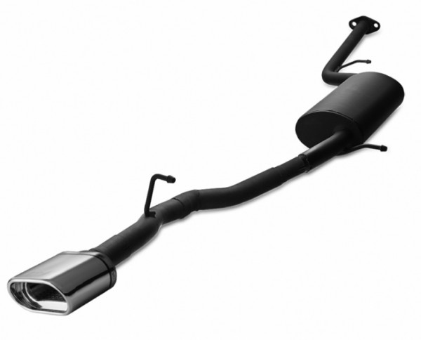 Ulter Sportauspuff passend für Toyota IQ 2009-2015 1 Endrohr oval 145×75