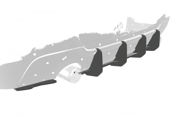 Racing Diffusor / Heckansatz passend für BMW 3er E92/E93 M-Paket