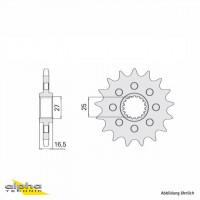 Ritzel 16 Zähne Teilung 525 passend für KTM Ritzel 16 Zähne Teilung 525 passend für KTM