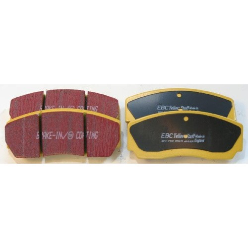 EBC Yellowstuff Bremsbeläge für 4-Kolben Sattel Hinten (286-356 mm)