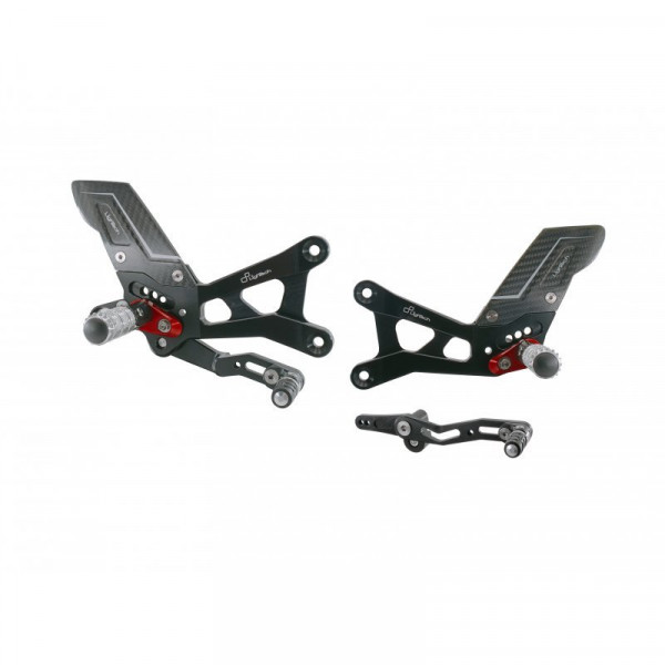 Lightech Fußrastenanlage R Type passend für Yamaha YZF R6 2008-2016