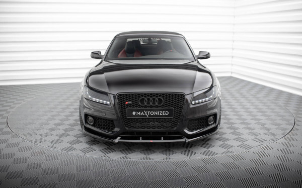 Front Ansatz V.2 Für Audi S5 / A5 S-Line 8T Schwarz Hochglanz