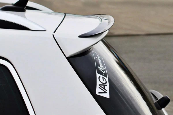 Spoiler CAP Für VW Passat R-Line B7 Variant Schwarz Hochglanz