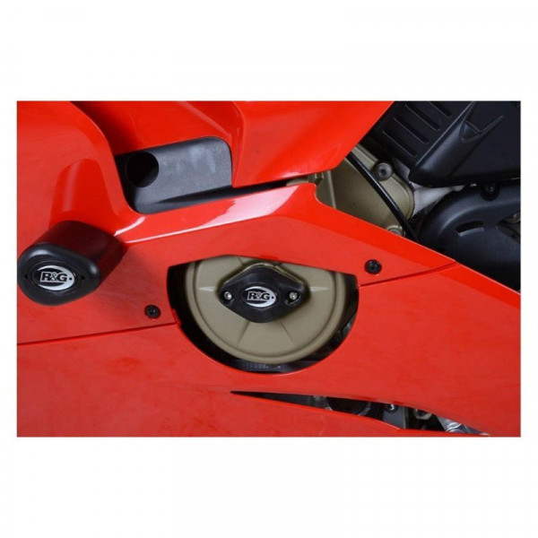R&G Motordeckel Schutz Links "Aluminium" Ducati Panigale V4 / Streetfighter V4 / Multistrada V4 / Di