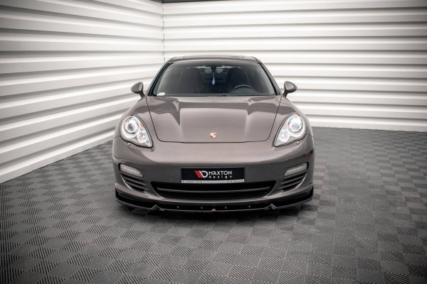 Front Ansatz V.2 Für Porsche Panamera / Panamera Diesel 970 Schwarz Hochglanz