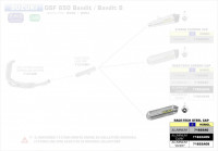 Arrow Race-Tech Endschalldämpfer Aluminium Schwarz passend für Suzuki GSX 650 FA / GSX 1250 FA Arrow Race-Tech Endschalldämpfer Aluminium Schwarz passend für Suzuki GSX 650 FA / GSX 1250 FA