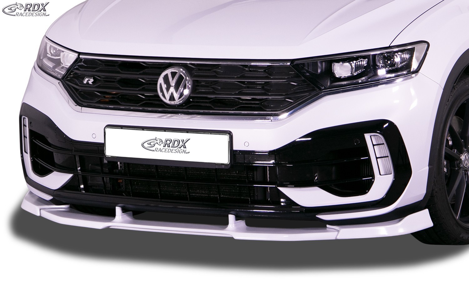 RDX Frontspoiler VARIO-X für VW T-Roc R Frontlippe Front Ansatz Vorne  Spoilerlippe, Spoilerlippe, Spoiler, Aerodynamik, Auto Tuning