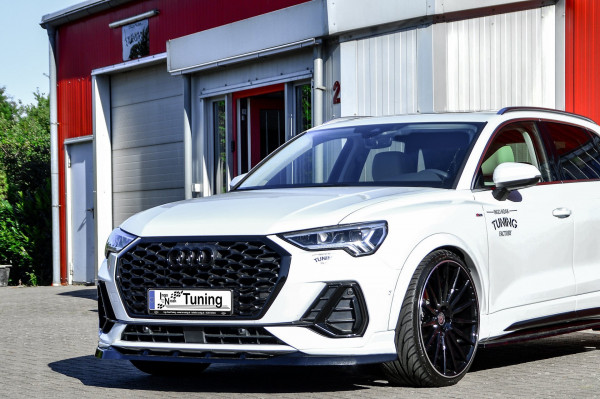 Cup Frontspoilerlippe für Audi Q3 F3/F3N mit S-Line aus ABS