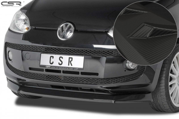 Cup-Spoilerlippe mit ABE für VW up! CSL354-M Carbon Look Matt