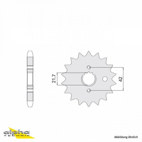Ritzel 15 Zähne Teilung 530 passend für Kawasaki
