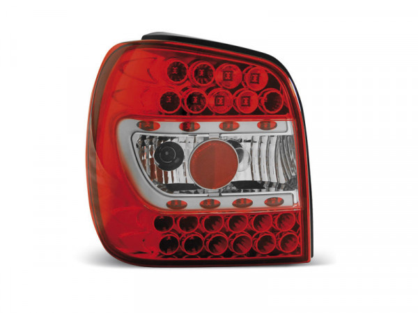LED Rücklichter rot weiß passend für VW Polo 6n 10.94-09.99