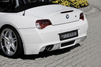 Rieger Heckansatz matt schwarz für BMW Z4 (E85) Roadster 01.06-03.09 (ab Facelift) Ausführung: Schwarz matt