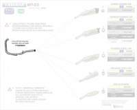 Arrow Racing Krümmer passend für Yamaha YZF R3 Arrow Racing Krümmer passend für Yamaha YZF R3