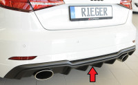 Rieger Heckeinsatz passend für Audi A3 (8V) 3-tür. (Schrägheck 8V1) ab 09/2016 Facelift Rieger Heckeinsatz passend für Audi A3 (8V) 3-tür. (Schrägheck 8V1) ab 09/2016 Facelift