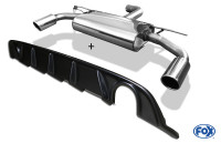 FOX Endschalldämpfer Carbon-Look passend für VW Golf VII Facelift FOX Endschalldämpfer Carbon-Look passend für VW Golf VII Facelift