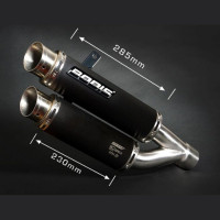 Bodis GPX 2 Endschalldämpfer schwarz passend für Honda CB 1000 R 2008-2017 Bodis GPX 2 Endschalldämpfer schwarz passend für Honda CB 1000 R 2008-2017