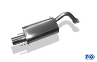 FOX Endschalldämpfer 1x90 Typ 13 passend für Toyota Corolla E9 FOX Endschalldämpfer 1x90 Typ 13 passend für Toyota Corolla E9