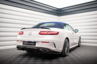 Diffusor Heck Ansatz Für Mercedes-Benz E-Klasse W213 Coupe(C238) / Cabriolet (A238) AMG-Line Schwarz