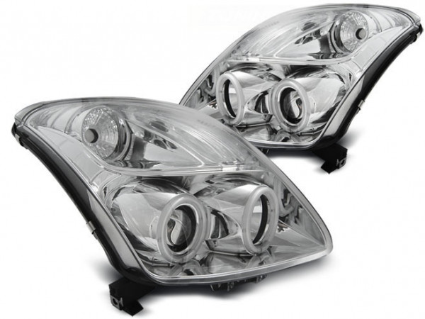 Suzuki Swift 05.05-10 Ccfl Angel Eyes Chrome