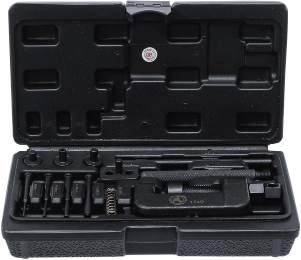 Trenn- und Nietwerkzeug für Motorradketten passend für Teilung 35 - 525