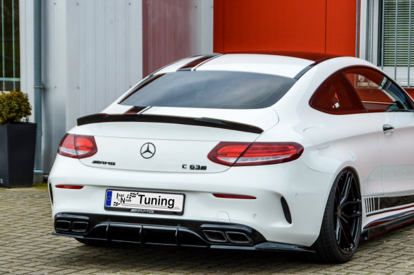 Gefräster Heckansatz mit Seitenteilen für Mercedes C-Klasse C63AMG C205/A205 Coupe Cabrio