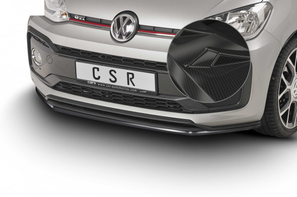 Cup-Spoilerlippe mit ABE für VW up! GTI CSL357-C Carbon Look Hochglanz