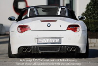 Rieger Heckansatz matt schwarz für BMW Z4 (E85) Coupé 01.06-03.09 (ab Facelift) Ausführung: Schwarz matt