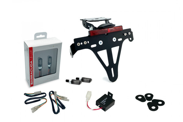 Kennzeichenhalter-Blinker-Kit M-LED passend für Kawasaki Z800 ab Modelljahr 2013