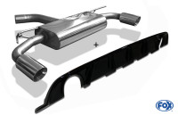 FOX Endschalldämpfer passend für VW Golf VII Facelift schwarz FOX Endschalldämpfer passend für VW Golf VII Facelift schwarz