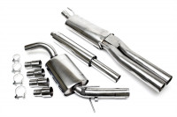 TA Technix Edelstahlanlage 2x76mm passend für VW Golf III Variant, Vento TA Technix Edelstahlanlage 2x76mm passend für VW Golf III Variant, Vento