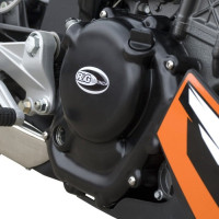 R&G Racing Motordeckel Protektor Set passend für KTM Duke 125 2011-2015 R&G Racing Motordeckel Protektor Set passend für KTM Duke 125 2011-2015