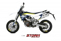 Storm by MIVV OVAL Endschalldämpfer passend für Husqvarna 701 Supermoto/Enduro 17-19 Storm by MIVV OVAL Endschalldämpfer passend für Husqvarna 701 Supermoto/Enduro 17-19