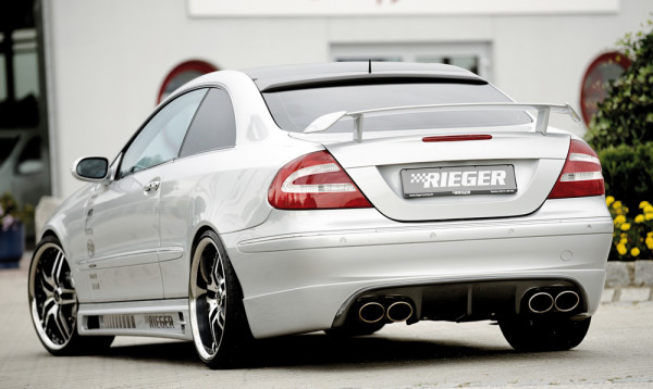 Rieger Heckscheibenblende passend für Mercedes CLK (W209) Coupé 00.02–06.04