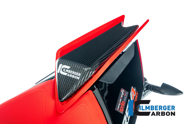 Ilmberger Carbon Soziussitzabdeckung glanz passend für Aprilia RSV4 / Tuono V4 2021-