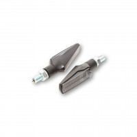 SHIN YO Fineline LED Blinker Gehäuse Schwarz / Linse Rauchgrau (Paar), passend für vorne & hinten SHIN YO Fineline LED Blinker Gehäuse Schwarz / Linse Rauchgrau (Paar), passend für vorne & hinten