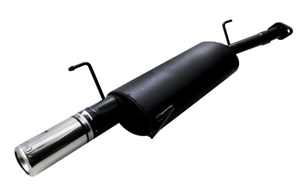 Ulter Sportauspuff passend für Opel Astra G Combi 1998–2003 1 Endrohr rund Ø80