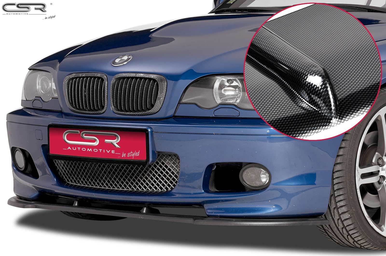 Sonderaktion Frontspoiler Cuplippe Spoilerschwert aus ABS für BMW E46 3er  ABE