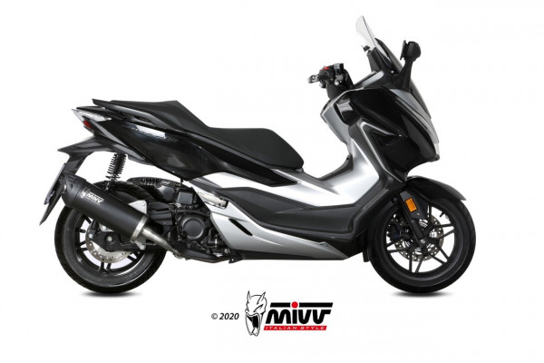 MIVV MOVER Edelstahl Schwarz HONDA FORZA 300 2018 > 2020