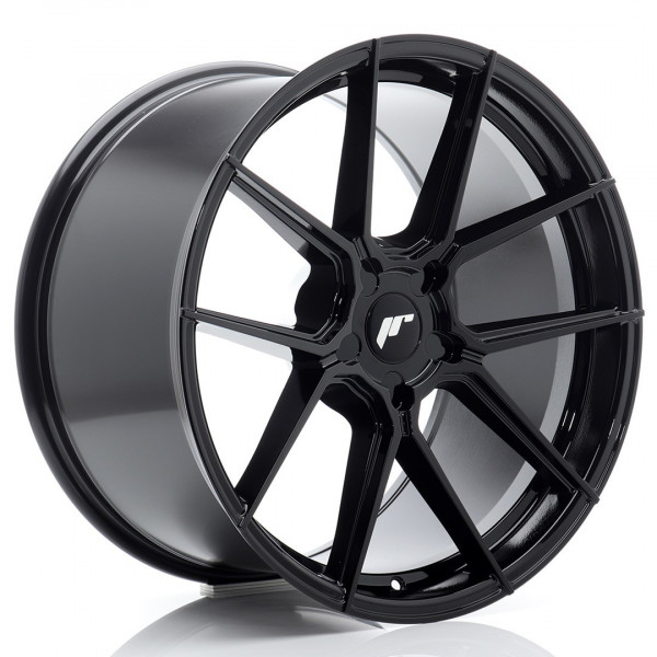 JR Wheels JR30 20x10 ET20-48 5H Blank Glossy Black