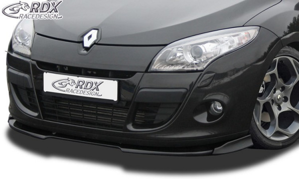 RDX Frontspoiler VARIO-X für RENAULT Megane 3 Coupe / Cabrio / CC (-2012) Frontlippe Front Ansatz Vo