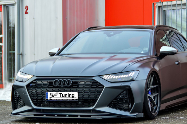 Cup Frontspoilerlippe mit Wing für Audi RS6 C8 ab Bj. 2019-