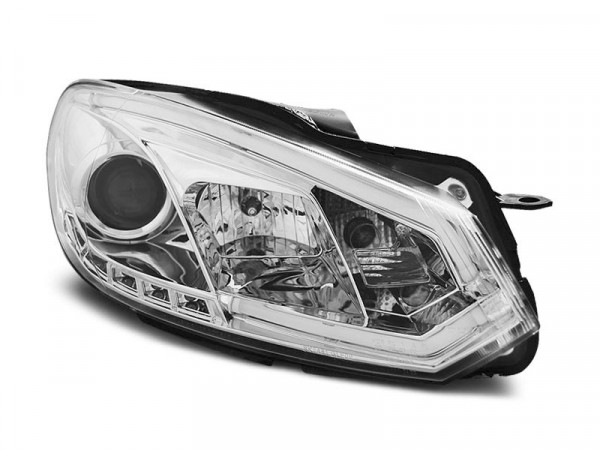 Scheinwerfer Röhrenlicht DRL chrom passend für VW Golf 6 10.08-12