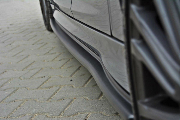 Seitenschweller Ansatz Für Ford Focus RS Mk3 Schwarz Hochglanz