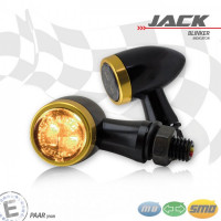 SMD-Blinkerset Jack schwarz/gold getönt E-geprüft SMD-Blinkerset Jack schwarz/gold getönt E-geprüft