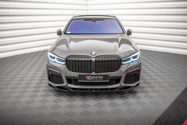 Front Ansatz V.2 Für BMW 7 M-Paket G11 / G12 Facelift Schwarz Hochglanz