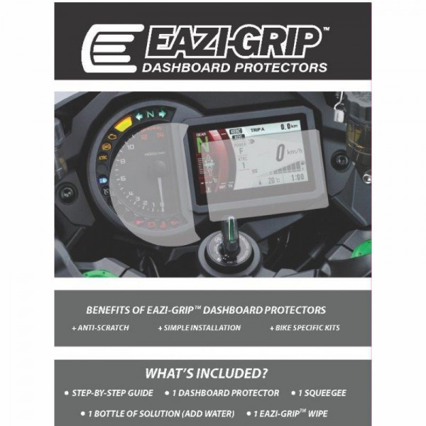 Eazi-Grip Dashboard Displayschutzfolie Kawasaki Versys 1000 2019- / H2 SX 2018-2021 (Nicht SE Modell