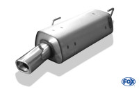 FOX Endschalldämpfer passend für Peugeot 206 Limousine/CC 1.6 16V FOX Endschalldämpfer passend für Peugeot 206 Limousine/CC 1.6 16V