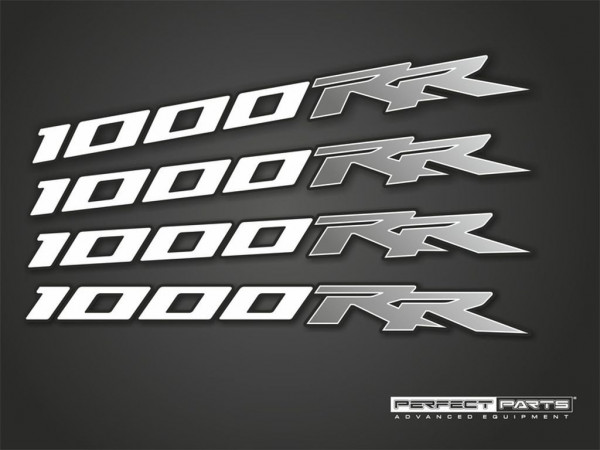 Aufkleber Felgenbettaufkleber für Honda CBR1000RR Fireblade weiß-silber